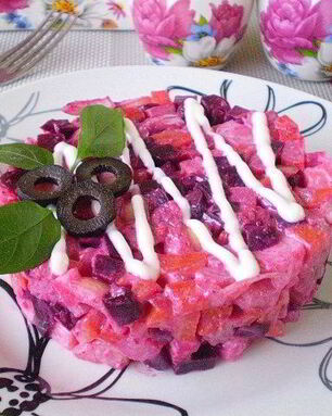 Ленивая селедка под шубой