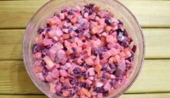 ленивая селедка под шубой