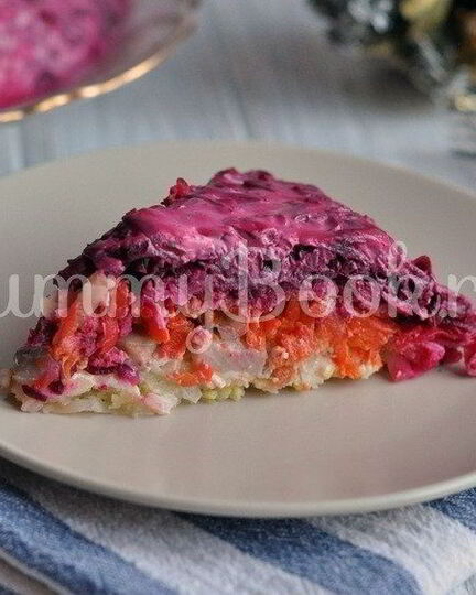 Рецепт салата сельдь под шубой