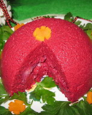 Салат-суфле Селедка под шубой