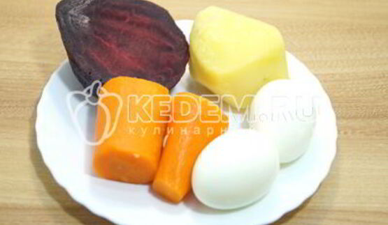 салат заливная селедка под шубой