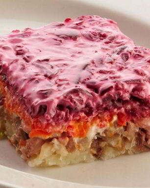 Селедка под шубой Праздничная