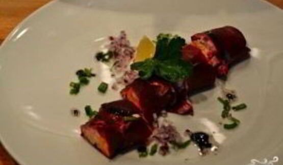 селедка под шубой с горчичным соусом