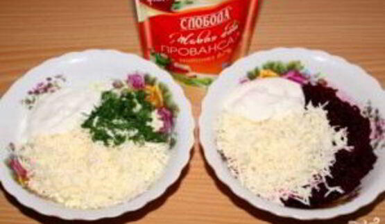 селедка под шубой в батоне