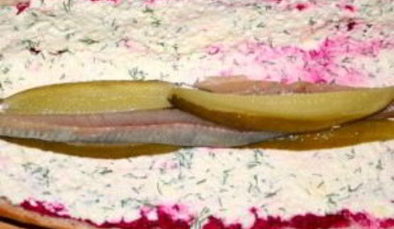 селедка под шубой в батоне