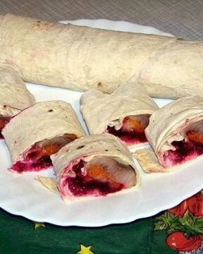 Селедка под шубой в лаваше