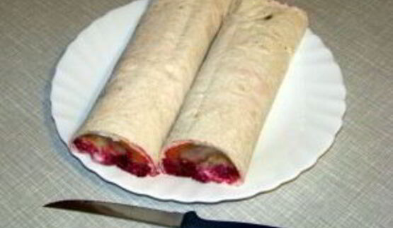 селедка под шубой в лаваше