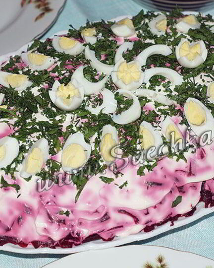 Рецепт слоёв салаты селедки пода шубоя
