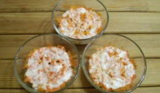 вегетарианская селедка под шубой с нори