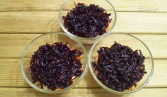 вегетарианская селедка под шубой с нори