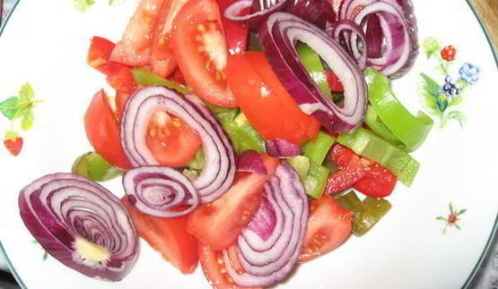 салат постный весеннее счастье из овощей