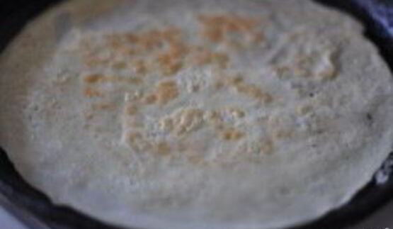 салат с блинами из крахмала