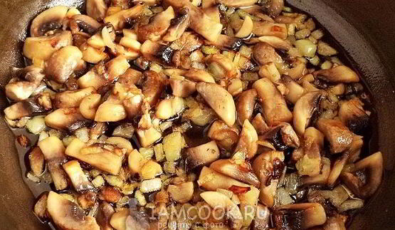 салат с говядиной и грибами