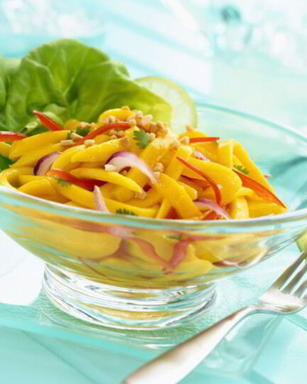 Рецепт салата с перцем и яблоком