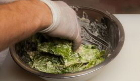 салат цезарь без курицы