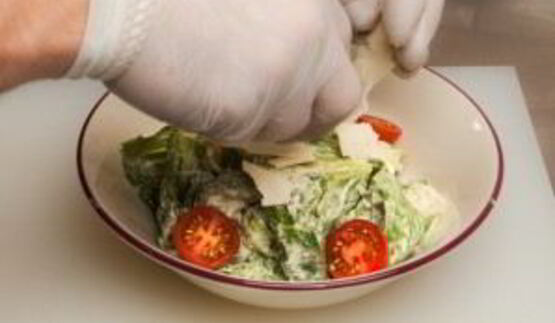 салат цезарь без курицы