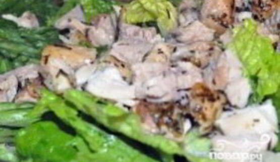 салат цезарь настоящий