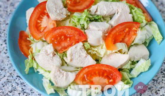 салат цезарь с пекинской капустой