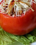 Салат Цезарь в томате