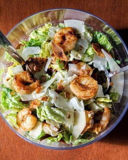 Рецепт цезаря с креветками простой