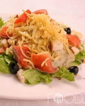 Цезарь с семгой