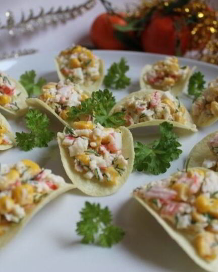 Рецепт салата в чипсах