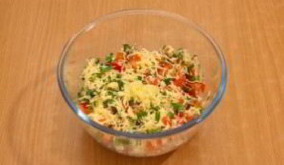 салат в чипсах