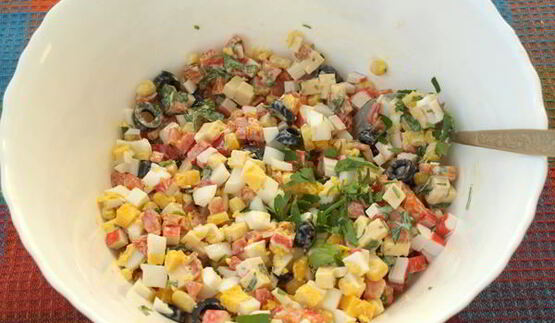 салат византия