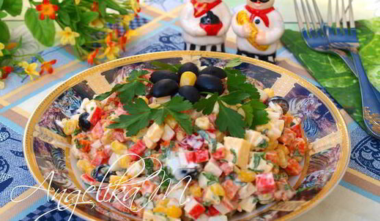 салат византия