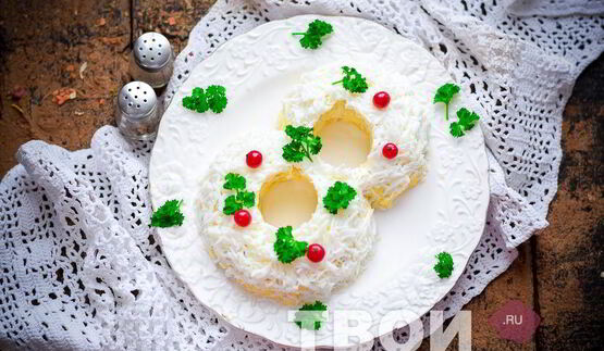 салат восьмерка