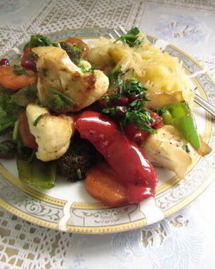 Теплый салат Весенний