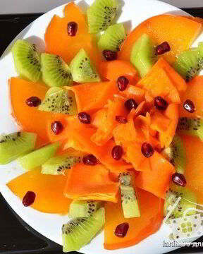 Тыквенно-фруктовый десертный салат