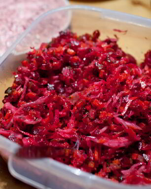 Диетический винегрет без картошки