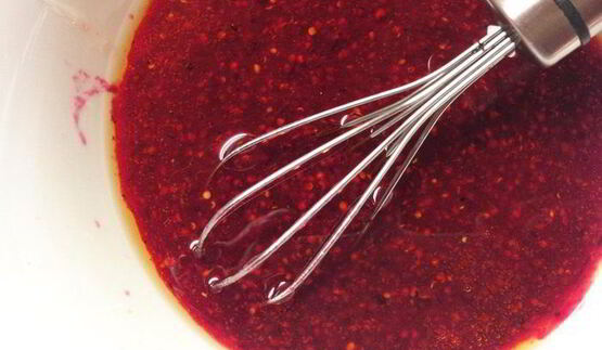 винегрет из запеченных овощей с копченой курицей