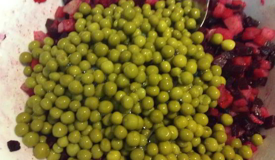 винегрет из запеченных овощей