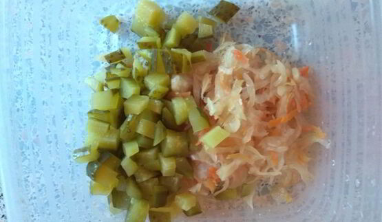 винегрет классический с заправкой