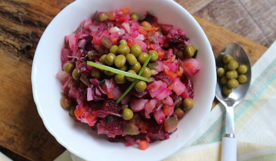 винегрет классический с заправкой