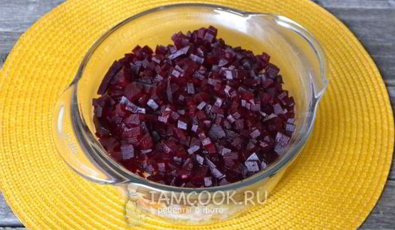 винегрет с горошком и капустой