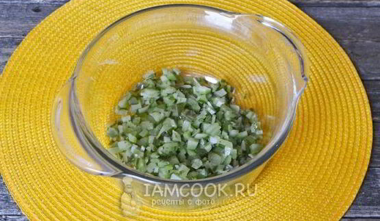 винегрет с горошком и капустой