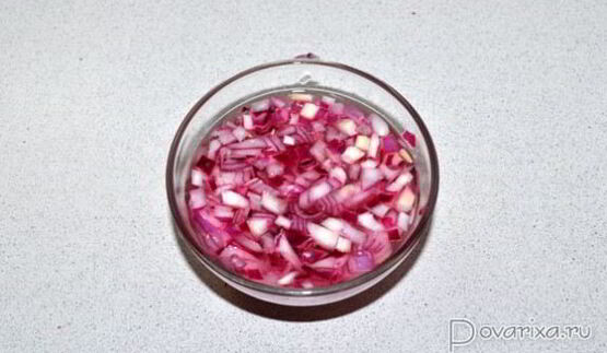 винегрет с грибами