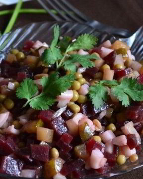 Винегрет с кальмарами