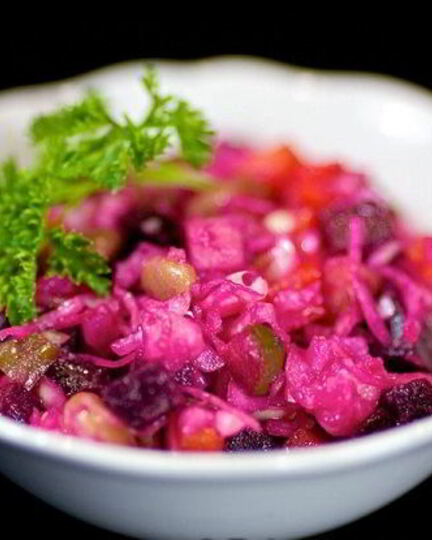 Рецепт винегрета с капустой