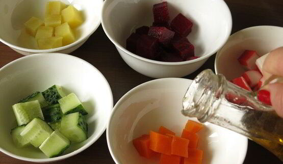 винегрет с крабовыми палочками