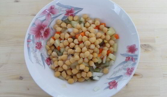 винегрет с нутом