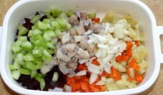 винегрет с селедкой