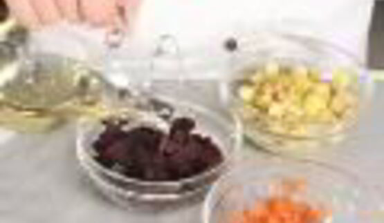 винегрет с солеными грибами