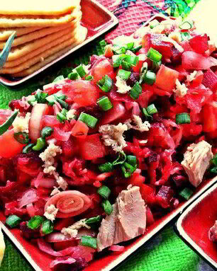 Винегрет с тунцом