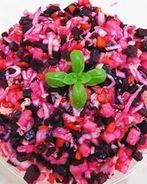 Винегрет со свежей капустой