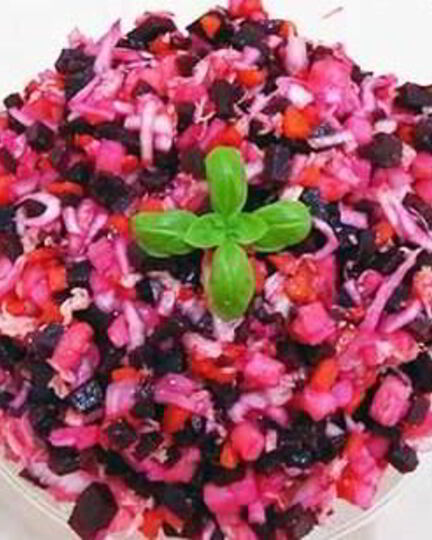 Рецепт винегрета со свежей капустой