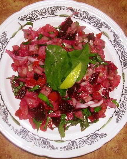 Рецепт винегрета со свежим огурцом